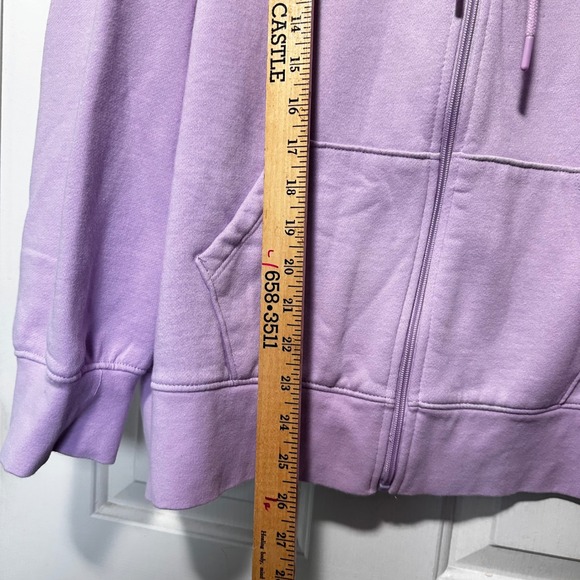 Disney 100 Lilac Zip Hoodie 3X Plus Size Mickey Conductor Embroidered Logo - Picture 8 of 10